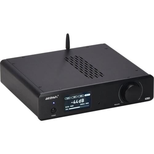 BRZHIFI Home Professional Really Fully Balanced Fever AB Class A and B Power Amplifier, Bluetooth aptX-HD High and Low Tone