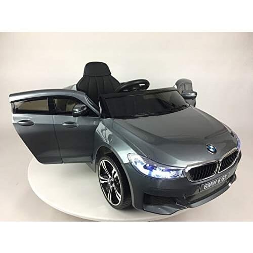 Indalchess electric car for children BMW 6 GT, gray, RC controller