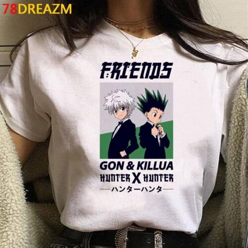 Hunter x Hunter Hisoka Killua t shirt summer top men plus size print harajuku kawaii ulzzang graphic tees tshirt top tees