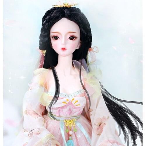 1/3 BJD doll Joint Body Luo shen Fairy with makeup include outfit shoes hair and Gift box gift toys high quality ICY,SD