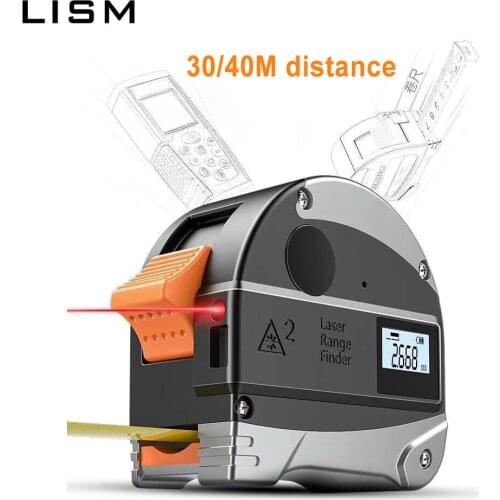 Laser Measuring Tape For Measuring House High Precision Electronic Roulette Stainless Tape Measure Retractable Measuring Tool