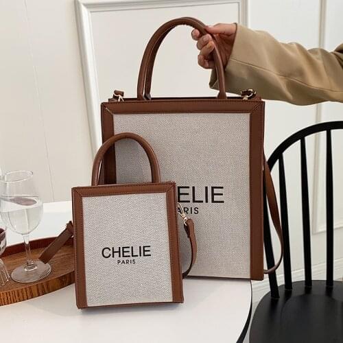 Fashion Women Canvas Handbags Tote Bag High Quality Ladies Small Crossbody Bags for Women Designer Female Shoulder Messenger Bag