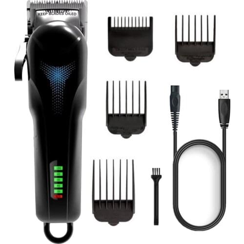 Powerful hair clipper for men professional electric barber hair trimmer rechargeable hair cutting machine hair cut taper Lever