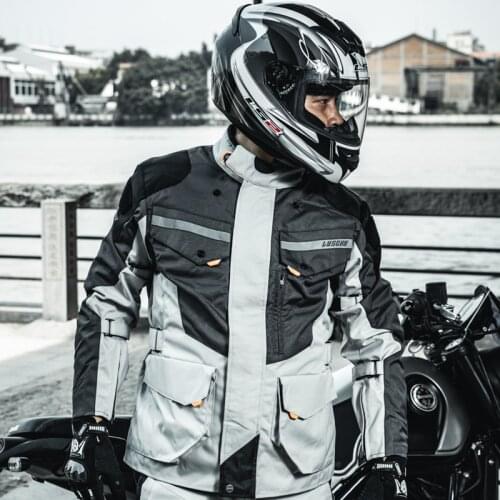 Motorcycle Jacket Pants Suit Waterproof Gear Reflective Racing Jacket Biker Motorbike Motocross Jacket Motorcycle Clothing
