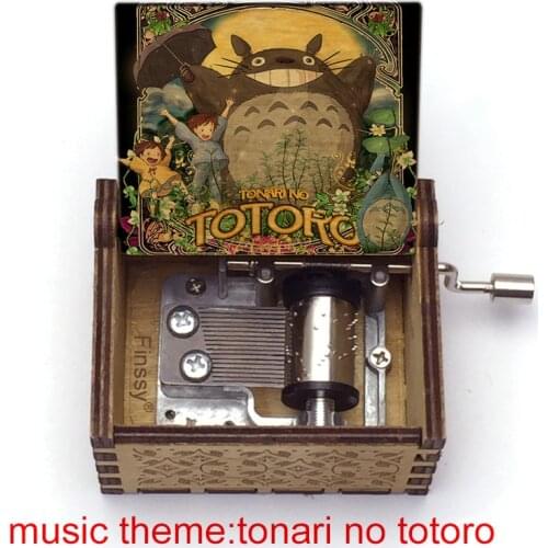 Lastest Hand-ed Music Box Cute ToToro Theme Tonari No Totoro Music Box Girl Birthday Present Christmas New Year Gifts