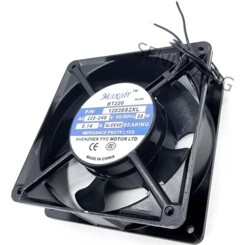 Original for Maxair BT220 12038S2XL 220-240V 0.14A 22W 12cm