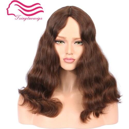 Tsingtaowigs Custom made European virgin hair unprocessed hair jewish wig Best Sheitels wigs free shipping