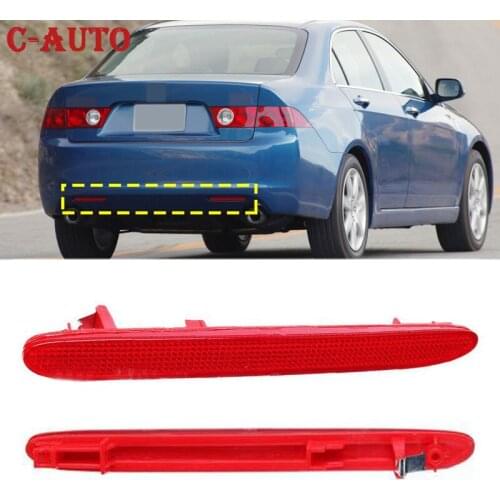 Car Rear Bumper Fog Light Foglight Reflector Lamp CRV Element For Acura TSX Euro ACCORD CL7 CL9 2004-2008 ODYSSEY RB1 2007 2008