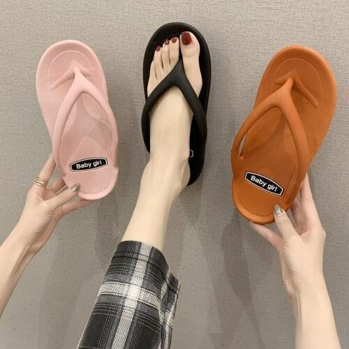 Summer New Women Shoes Simple Angle Flip-flops Fashion Beach Shoes Solid Anti-slip Slipper Casual Home Shoes Men Zapatos De Muje