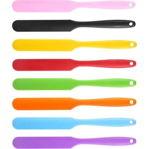 Silicone Stir Sticks Heat Resistant Cake Cream Butter Spatulas Mixing Batter Scraper Non-Stick Flexible for Epoxy DIY Crafts