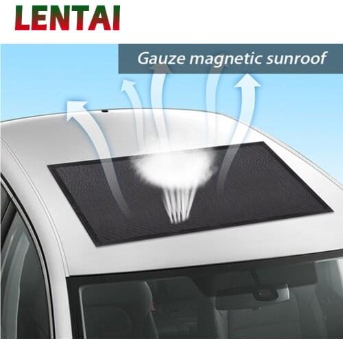 LENTAI For Citroen c4 c5 Chevrolet cruze captiva Mitsubishi asx 1PC Car Sunroof Cover Sun Visor Mesh Mosquito Dust Protection