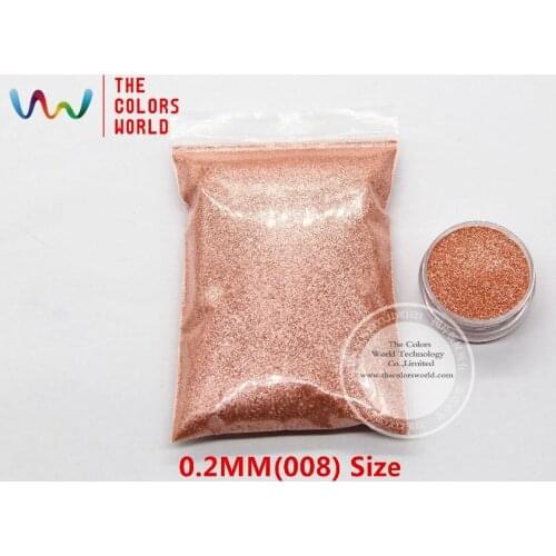 TCJ101 Pearlescent Light Orange Colors Hexagon shape Glitter for nail Art nail gel makeup or DIY decoration