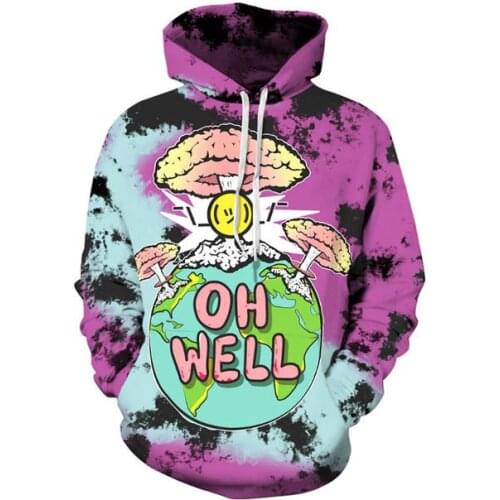 Tops Hoody Alien anti goth gang social Style Unisex Hoodies 3D Printed Sweatshirt Men/Women Streetwear Pullover Hip Hop Hoodies