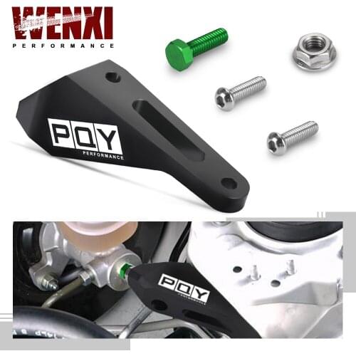 Brake Master Cylinder Brace For Subaru BRZ / Scion FR-S / Toyota 86 black with PQY logo WX-HBM01BK-QY