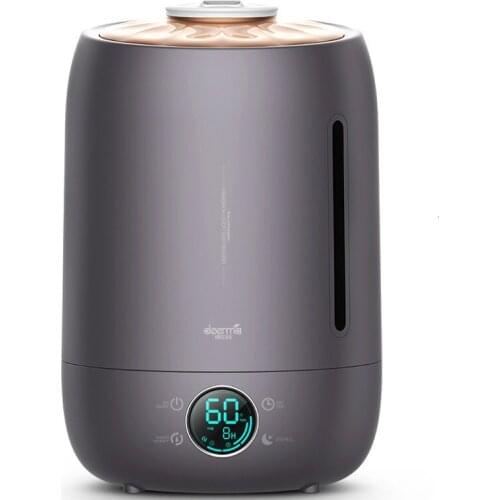 2021 Deerma Ultrasonic Humidifier 5L Touch Temperature Intelligent Constant Humidity Humidifier LED Digital Display