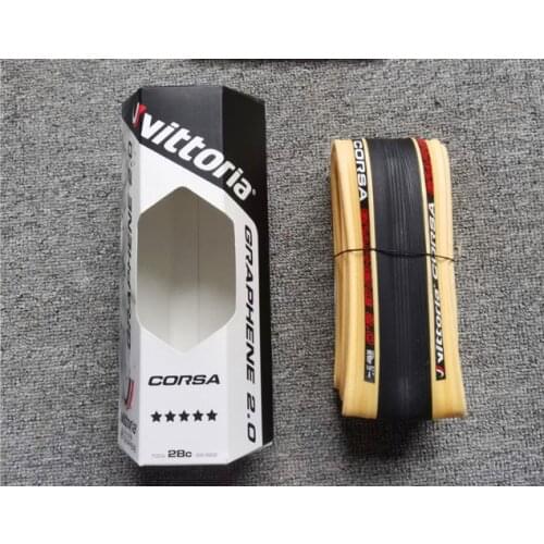 Bike tire Vittoria Corsa G+ Competition Graphene 2.0 700 x 28C Tan 320 TPI 700C Cycing Road Bicycle Clincher Tyre