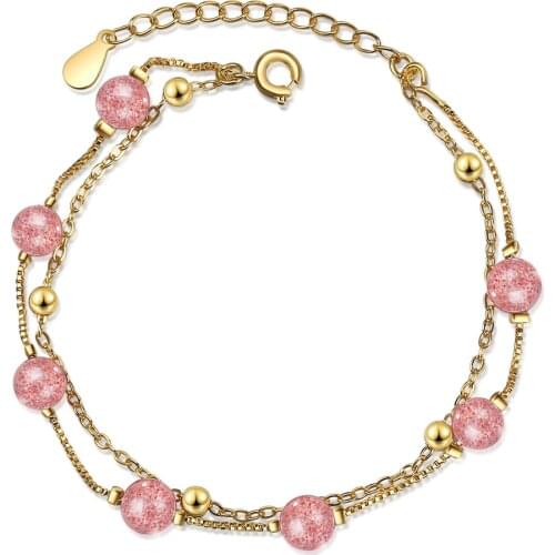 YuanYaxc Pink Bracelets