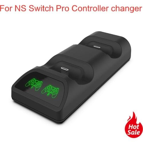 Controller Charging Dock For Nintendo Switch Pro Gamepad Charger Stand Station Power Supply For NS Switch Pro With 6-axis Switch