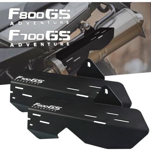 F700GS F800GS ADVENTURE Motorcycle Exhaust Pipe Protection Cover Decorative Piece Block For BMW F 700 800 GS ADV. Accessories