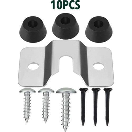 10PCS Dartboard Mounting Bracket Kit Wall Hanging Portable Dart Board Set with 3 Pads for Cabinet Wall