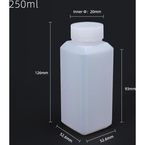 10PCS of 250ML Empty HDPE bottle narrow mouth storage container for cosmetic Lotion Essential oil Leakproof Bottles