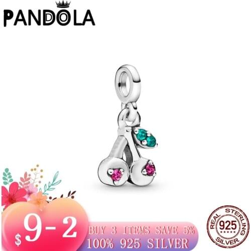 2021 new 925 Sterling Silver My cherry Charms Beads Bracelet Fit Original Pandora Bracelet DIY Jewelry For Women