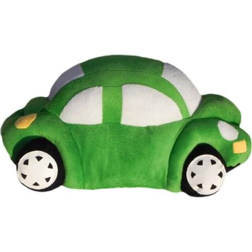 35CM cute childrens car model plush stuffed toy child boy kawaii car shape cushion pillow birthday gift child