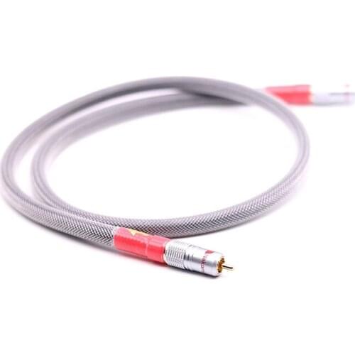 AHSY TYPE CL2 OCC 75 ohm RCA coaxial cable OCC fever grade digital audio cable subwoofer signal cable
