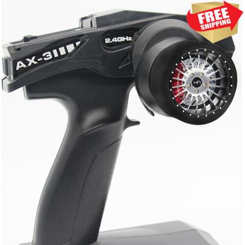 RC radio control car HR Widened aluminum alloy remote control upgrade handwheel option upgrade parts