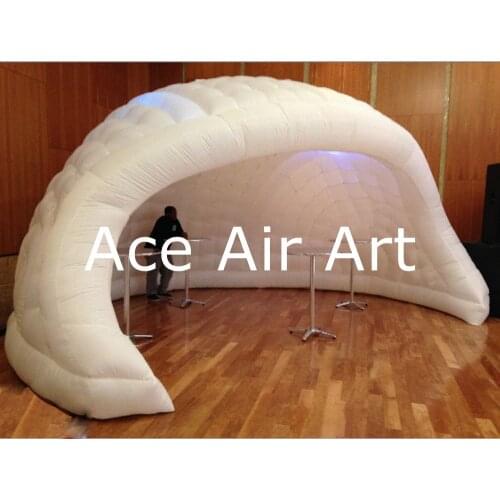 White portable outdoor dome inflatable bar tent/Inflatable Luna tent for Trade show,Exhibition