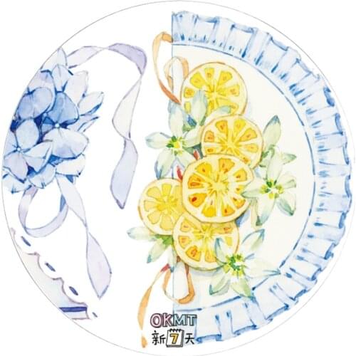 Journal Washi Tape Sticker Blue Lace Pet Special Oil