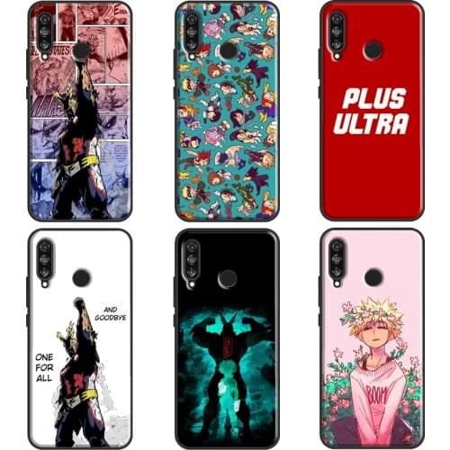 Boku no Hero Academia Case For Huawei P40 Lite P10 P20 P30 Mate 10 20 Lite Mate 30 Pro P Smart Z 2019 Coque