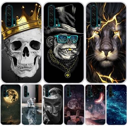 Case On Honor 20 Case Silicone Back Cover Phone Case for Huawei Honor 20 Pro Honor20 YAL-L21 YAL-L41 Luxury Cartoon Bumper Cases
