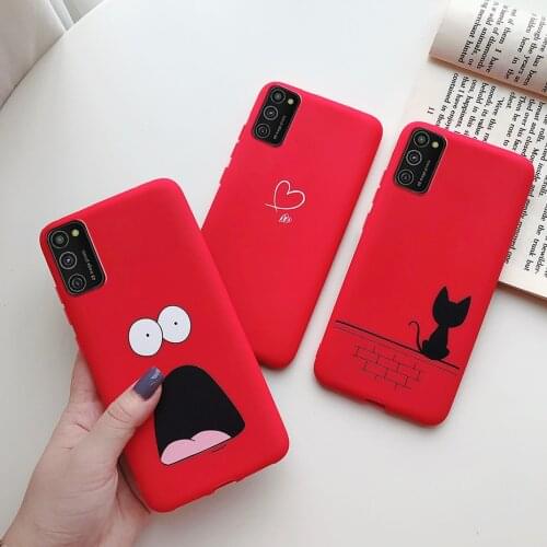 Case on for samsung galaxy a31 a11 a41 m31 m11 m21 m31s a21s a91 A81 A01 m01 core phone back silicone matte soft tpu cover cases