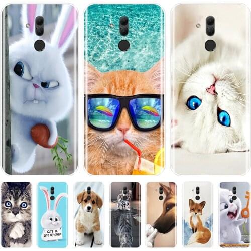 Cute Animals Back Cover For Huawei Mate 7 8 9 10 20 30 Lite Soft TPU Silicone Phone Case For Huawei Mate 9 10 20 30 Pro Case