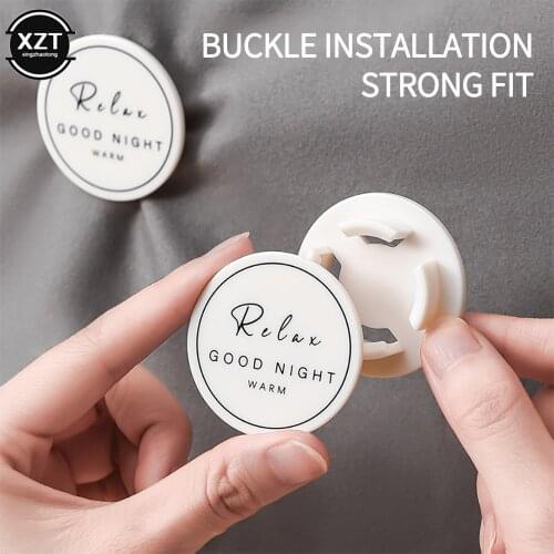 6Pcs/Lot Quilt Holder Bed Sheet Holders Quilt Blankets Fastener Clip Non-Slip Duvet Cover Clamp Safe Coverlet Holder Device