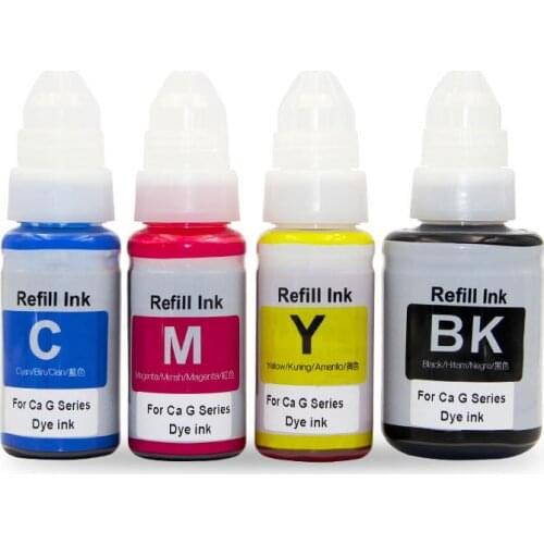 For Canon GI-490 GI-790 GI-890 GI 490 790 890 Pixma G1000 G1100 G1400 G2400 G3400 G2000 G3000 Printer Dye Ink Canon Ink