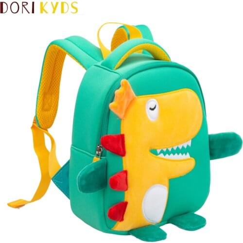 DORIKYDS 3D Dinosaur School Bags For Boys Children Backpacks Kids Kindergarten School Bag Baby Nursery Toddler Cute Rucksack