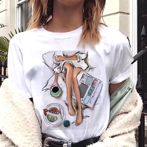 Summer Simple Fashion woman printed T Shirt O-neck T shirt Short Sleeve Ladies t shirt Harajuku Hipster t-shirt femme