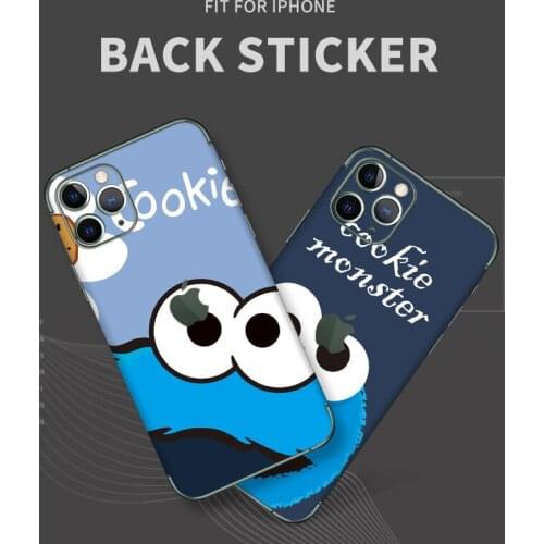Sesame Street pattern skin sticker simple back sticker 3M waterproof for phone 6/7/8/8plus/x/xs max/11/11pro max/12/12pro