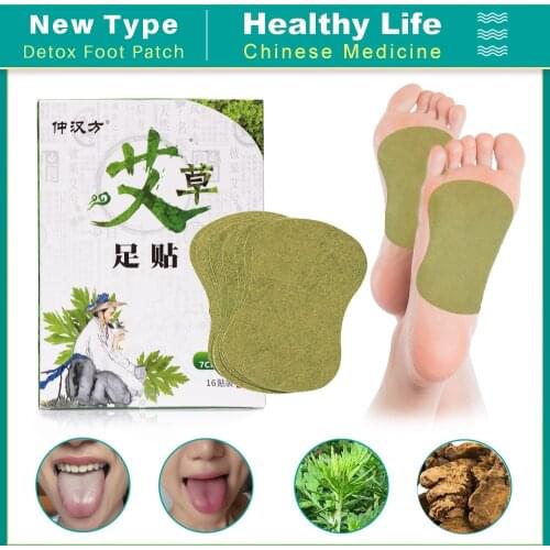 New Self-heating Detox Foot Patches Wormwood Bamboo Charcoal Pads Foot Care Tool Detoxify Lose Weight Improve Sleep Sticker