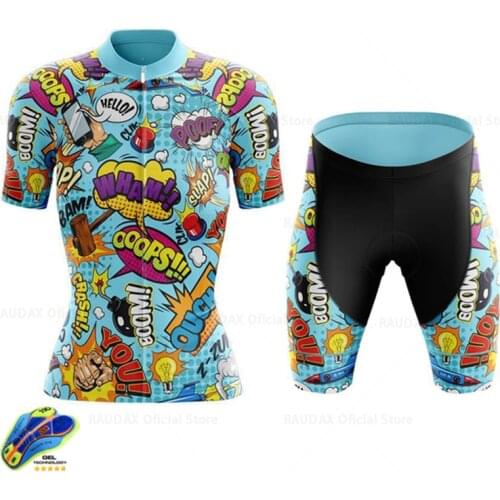 Cycling Clothing Summer Short Sleeve Couple Clothes Bike Jersey Set New Team Bicycle Suit Lovers Mens Womens Cyclling Jersey