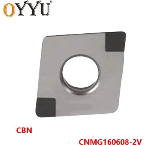 OYYU CNMG 160608 190612 CBN CNMG160608-2V CNMG190612 Boron Carbide Diamond Turning Tool Inserts 1pcs CNMG16