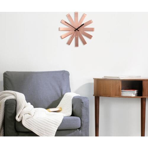 Simple European Metal Silence Wall Clocks Luxury Creativity Wall Clocks Round Simple Reloj Pared Personalize Clock EK50bgz