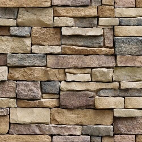 10M Waterproof Stone Brick Wall Sticker Self adhesive Wallpaper Home Decor Wall Art Decal Living Room Bedroom Kitchen Decor