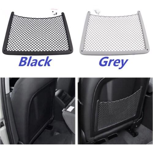 For Audi A4 Q3 A3 A6 Q5 Q7 Accessories Abs Nylon Car Seat Back Net Bag Storage Bag Storage Box Car Styling Accessories