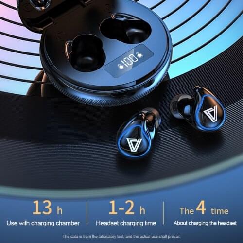 A29 TWS Bluetooth 5.0 Earphone Sports Waterproof 9D Stereo Wireless Stereo Earbuds Music Touch Digital Display Earphone Earbuds