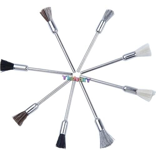 100pcs Wheels Rotating Polishing Tool Cup Nylon Polisher Brush Rotary Abrasive for 4colors