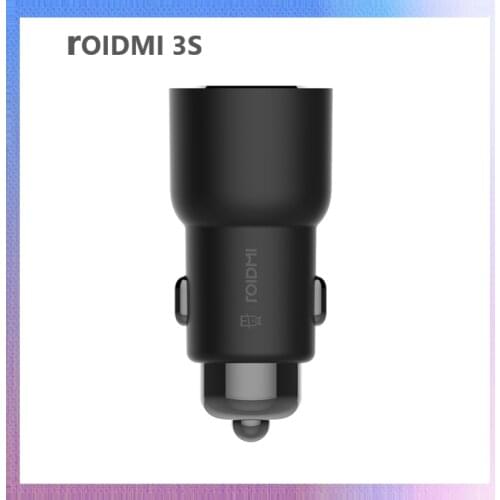 Original Xiaomi Roidmi 3S Mojietu Bluetooth 5V 3.4A Dual USB Car Charger MP3 Music Player FM Transmitters For iPhone And Android