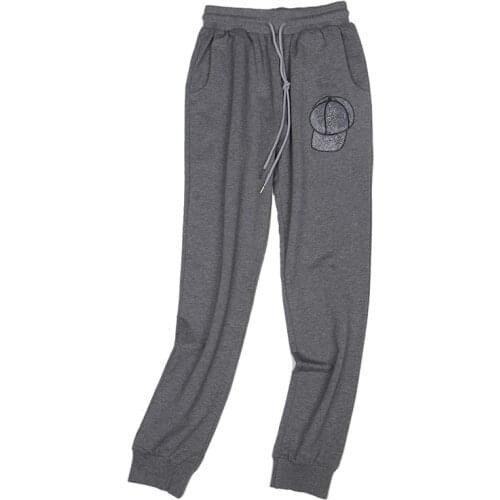 Large Size 5XL Women Trouser Fashion 2020 Korean Style Motion Ball Cap Hot Drilling Casual Harem Pants P1017